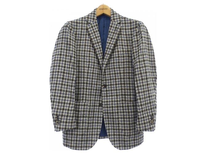 Autre Marque Chaqueta Stile Latino Napoli Castaño Blanco Azul