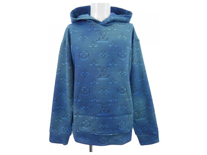 Sudadera con estampado completo de Louis Vuitton Azul