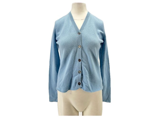 Autre Marque Blauer Cashmere-Cardigan
