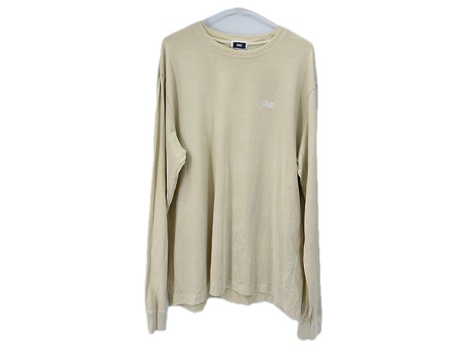 Autre Marque Beige Langarm-T-Shirt Schwarz