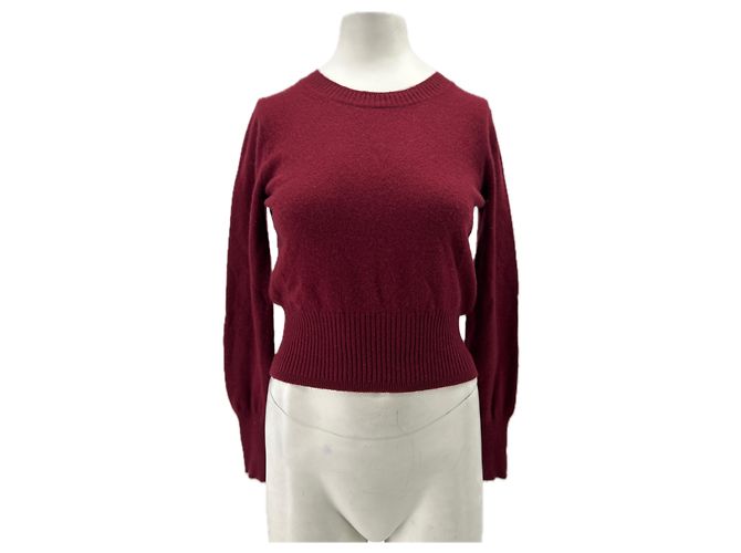 J.Crew Bordeaux Pullover aus Kaschmir 