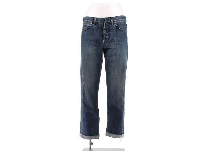 Vaqueros Christian Dior azules de algodón