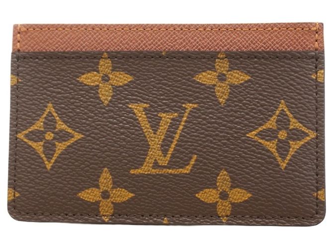 Slender Monogramm Kartenetui Louis Vuitton M61733 Braun
