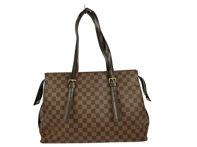 Bolsa Chelsea Damier Louis Vuitton Marrom