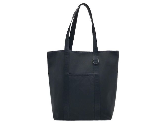 Céline Celine Trekking Vertical Cabas Nylon Bag Black