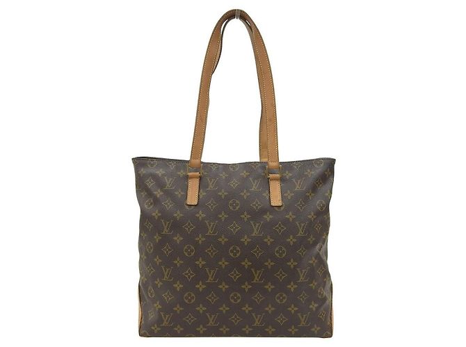 Borsa Tote Cabas Mezzo Monogram Louis Vuitton Marrone