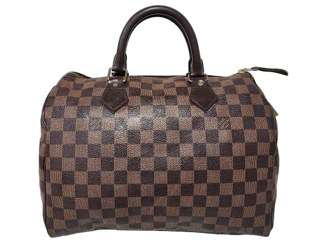 LOUIS VUITTON SPEEDY 30 Damier Ébène Marron