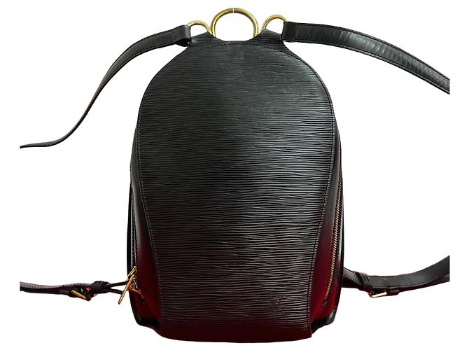 Mochila Mabillon em couro Epi Louis Vuitton Preto