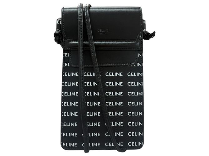 Céline Borsa a Spalla in Pelle Celine Nero