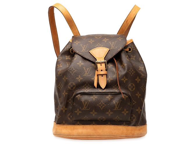 Louis Vuitton Monogram Montsouris Mm Braun