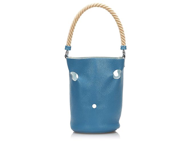 Mangeoire Eimer Clemence Hermès Pm Blau