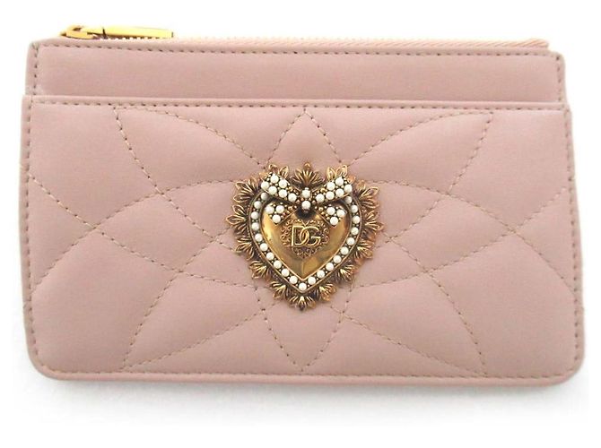 Dolce & Gabbana Leder-Kartenetui Devotion von Dolce&Gabbana