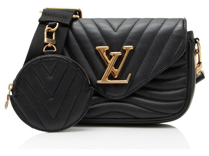 Multi Pochette Multi-Pochette Accessoires New Wave in pelle di vitello Louis Vuitton Nero