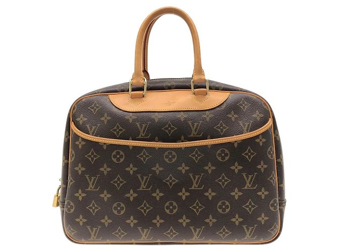 Bolsa Vanity Bowling Monogram Louis Vuitton Marrom