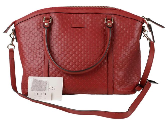 Gucci Sac à main Micro Shima Rouge