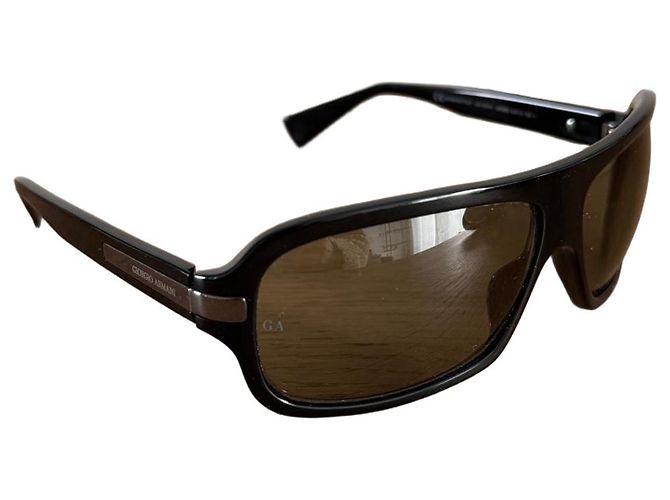 Occhiali da sole neri Giorgio Armani Nero