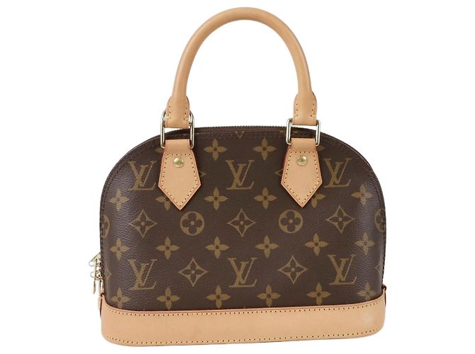 Louis Vuitton Bolsa Tote Alma BB Marrom