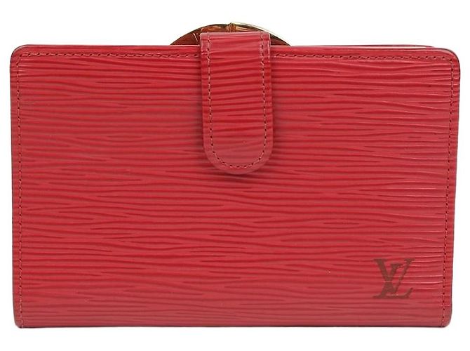 Louis Vuitton Epée Münzgeldbörse Rot 