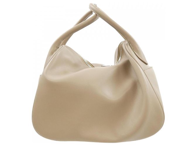 Autre Marque COCOCELUX GOLD Lederhandtasche Beige