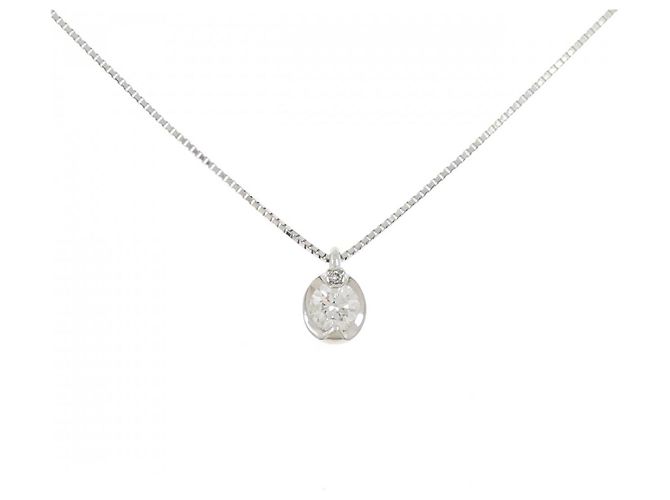 Autre Marque Collier en diamant PT900 PT850 Argenté