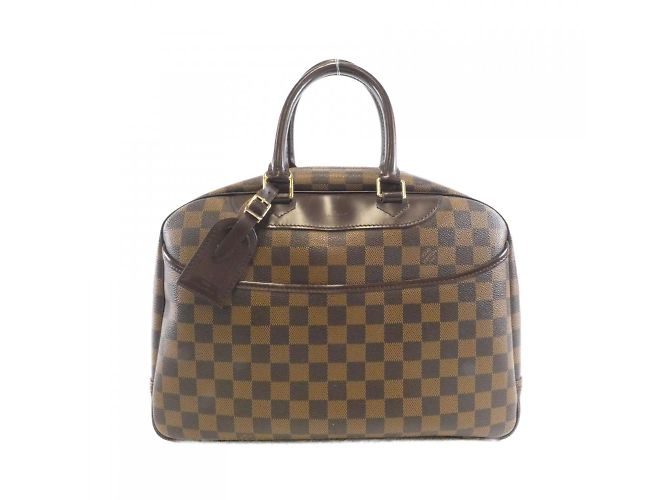 Bolsa de mão Vanity Bowling Damier Louis Vuitton Damier ebene