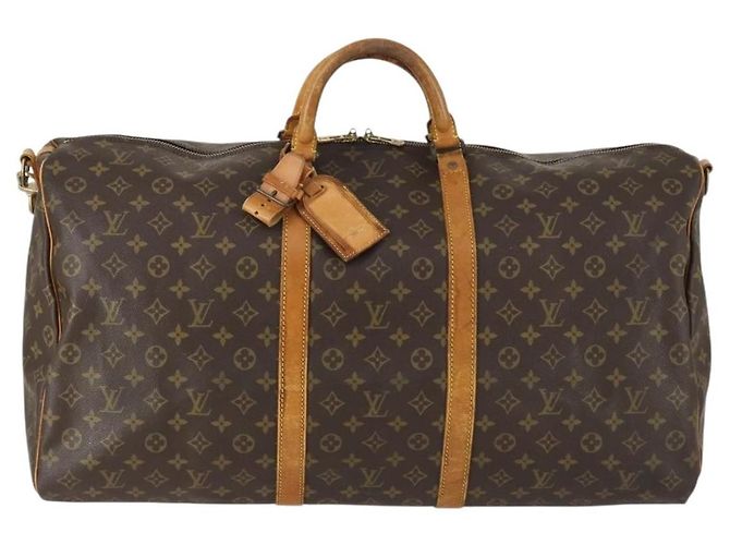 Louis Vuitton Keepall Bandouliere Monogram Canvas 60 Marron