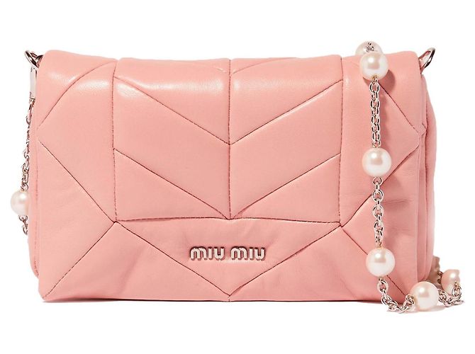 Miu Miu Gepolsterte Umhängetasche Pink