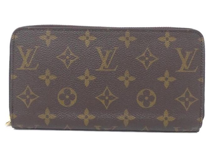 Cartera Zippy Monogram Louis Vuitton Castaño