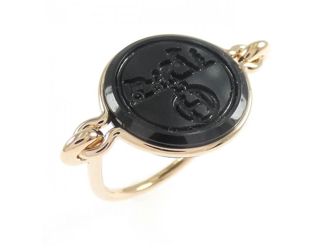 Ring Anillo Exlibris Hermès en Oro Rosa