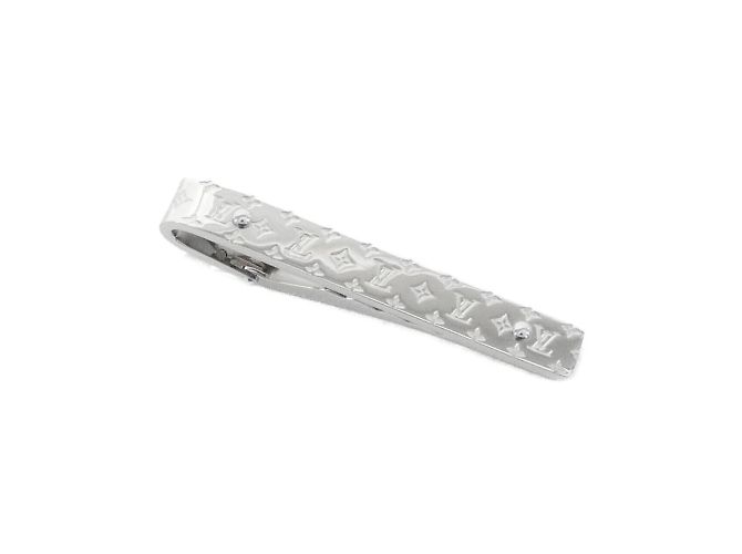Clip de corbata Monogram Bold Louis Vuitton M00703 Plata