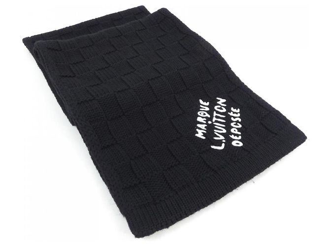 Snug Schal Damier Heritage Louis Vuitton Schwarz
