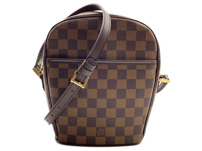 Bolsa de Ombro Louis Vuitton Damier Ipanema PM Damier ebene
