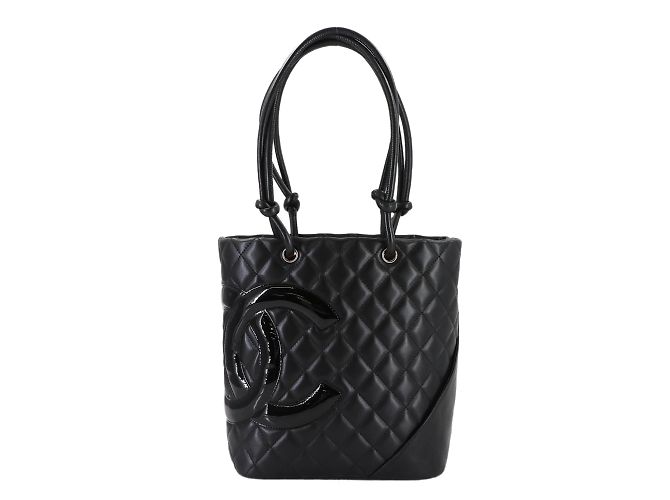 Chanel Cambon Linie Medium Tote Bag Schwarz