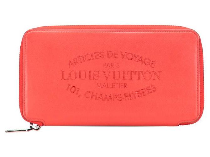 Capucines Cartera Larga Iena Parnaea de Cuero Louis Vuitton Roja