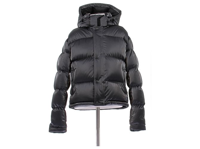 Autre Marque Chaqueta negra con efecto plateado Negro