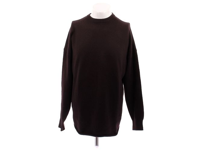 Autre Marque Pull bordeaux en cachemire Dark red
