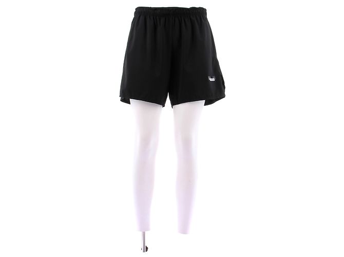 Autre Marque Short nero con tasca posteriore