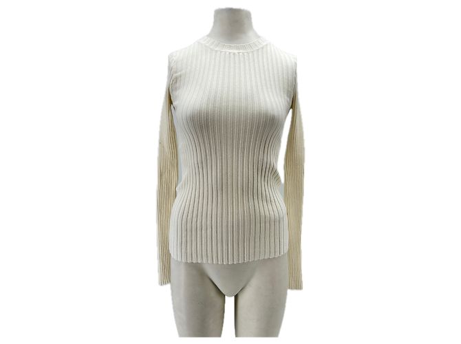 Anine Bing Top a maniche lunghe bianco