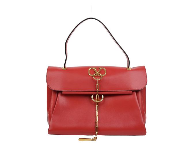 Valentino Tote Bag mit Ringgriff Rot