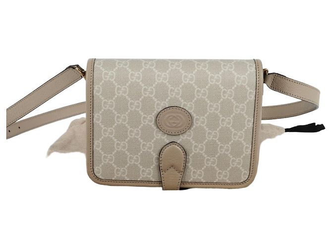 Gucci Interlocking Mini Crossbody Bag Brown