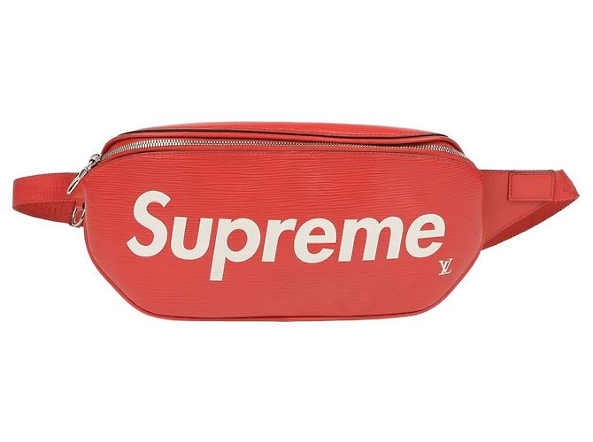 Louis Vuitton Sac banane Supreme Rouge
