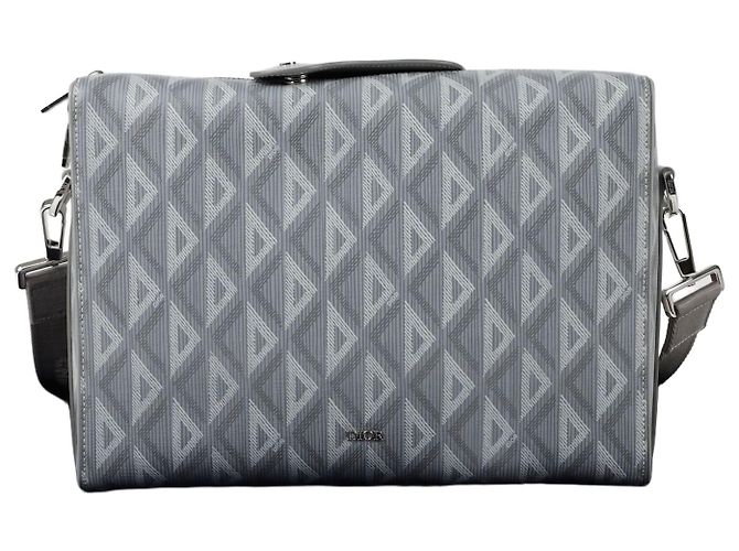 Dior Bolsa transversal com alça de ombro e anel Marrom