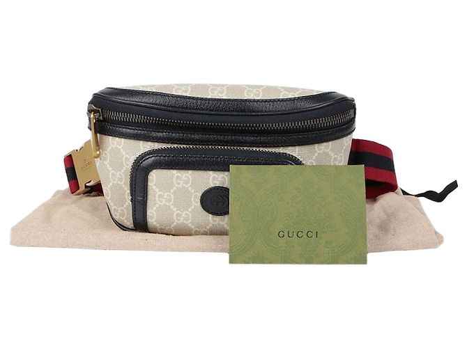 Gucci Interlocking Belt Bag Blue