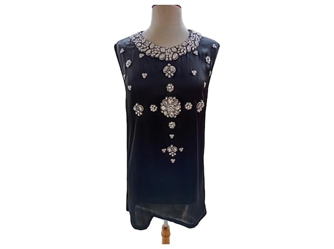 Givenchy Kleid schwarz mit Strass