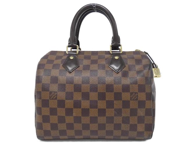 Bolso Boston Speedy Damier Louis Vuitton Damier ebene