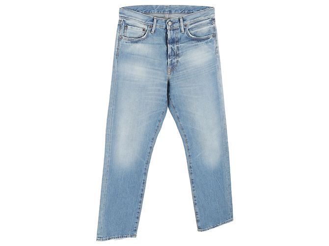 Jeans Regular-Fit Lavado em Algodão Azul Acne Studios 1996 Azul claro
