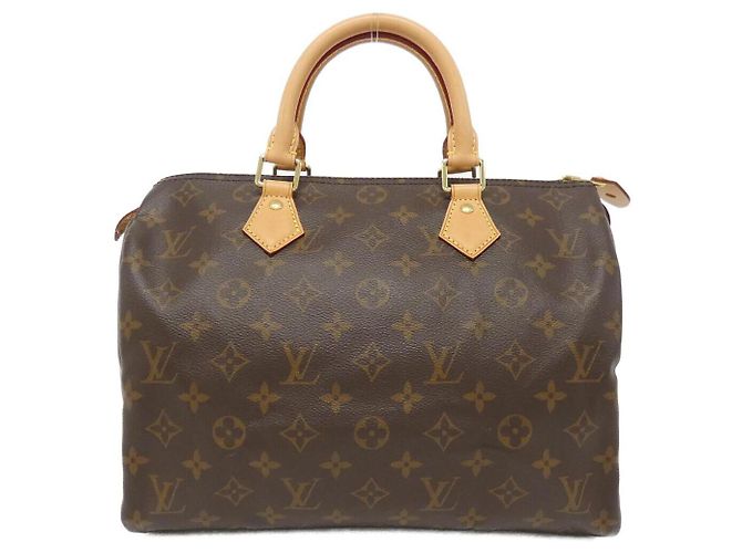 Bolsa Boston Monogram Speedy Louis Vuitton Marrom