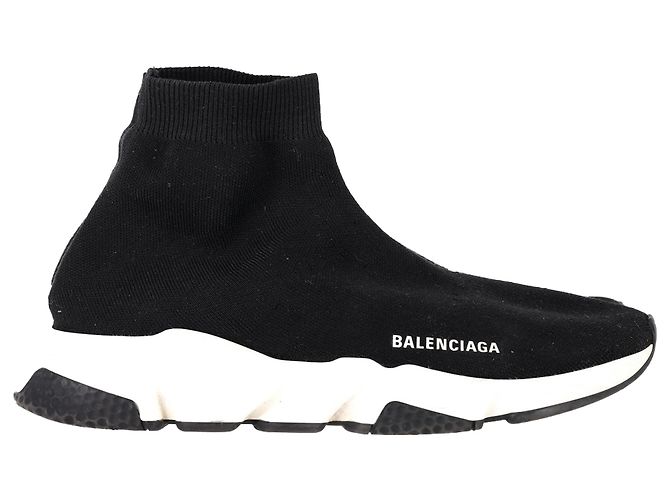 Balenciaga Speed Sneakers aus schwarzem Polyester
