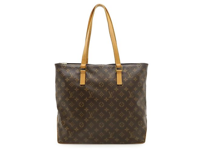 Sac à main Cabas Mezzo Monogram Louis Vuitton Marron