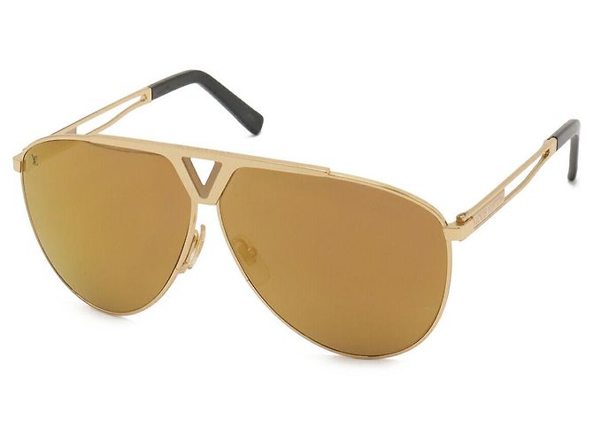 Occhiali da sole Tonka Pilot Louis Vuitton D'oro Metallico